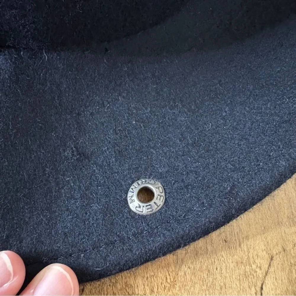 Peter Grimm Black Hat O/S Good Preworn Condition